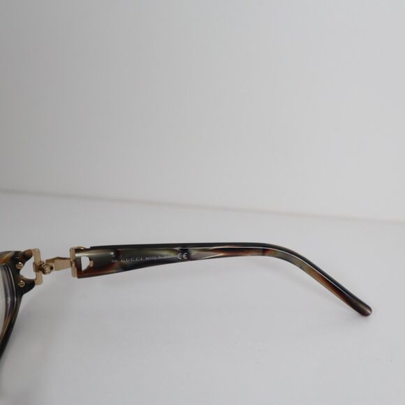 Gucci GG3009 SVF Brown Tortoise Rectangular Glasses Frames 48-17-130mm - Picture 12 of 12